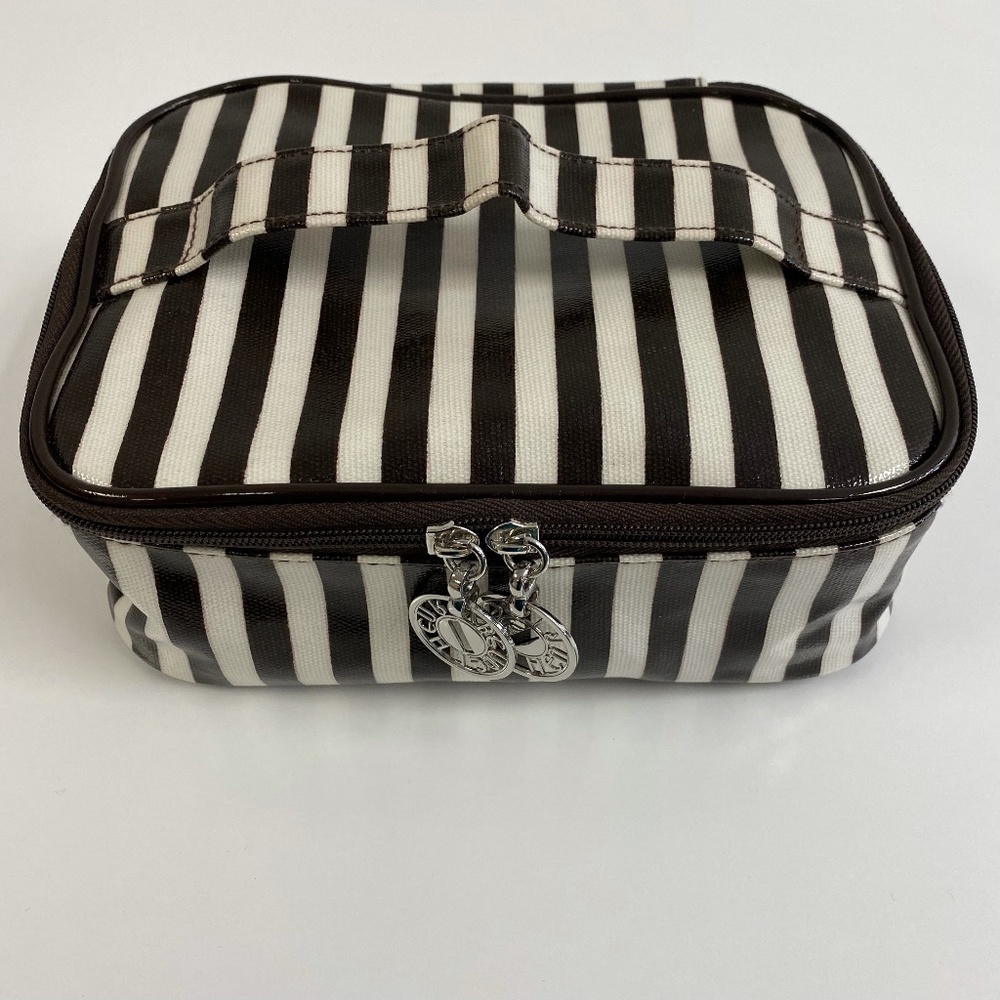 Henri Bendel Makeup Bag Cosmetic Case Striped